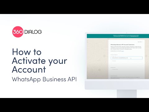 WhatsApp Business API account activation — 360dialog