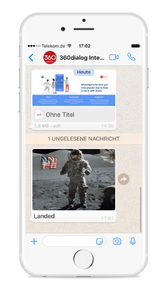 Ein Bild sagt mehr als tausend Worte 360dialog WhatsApp API