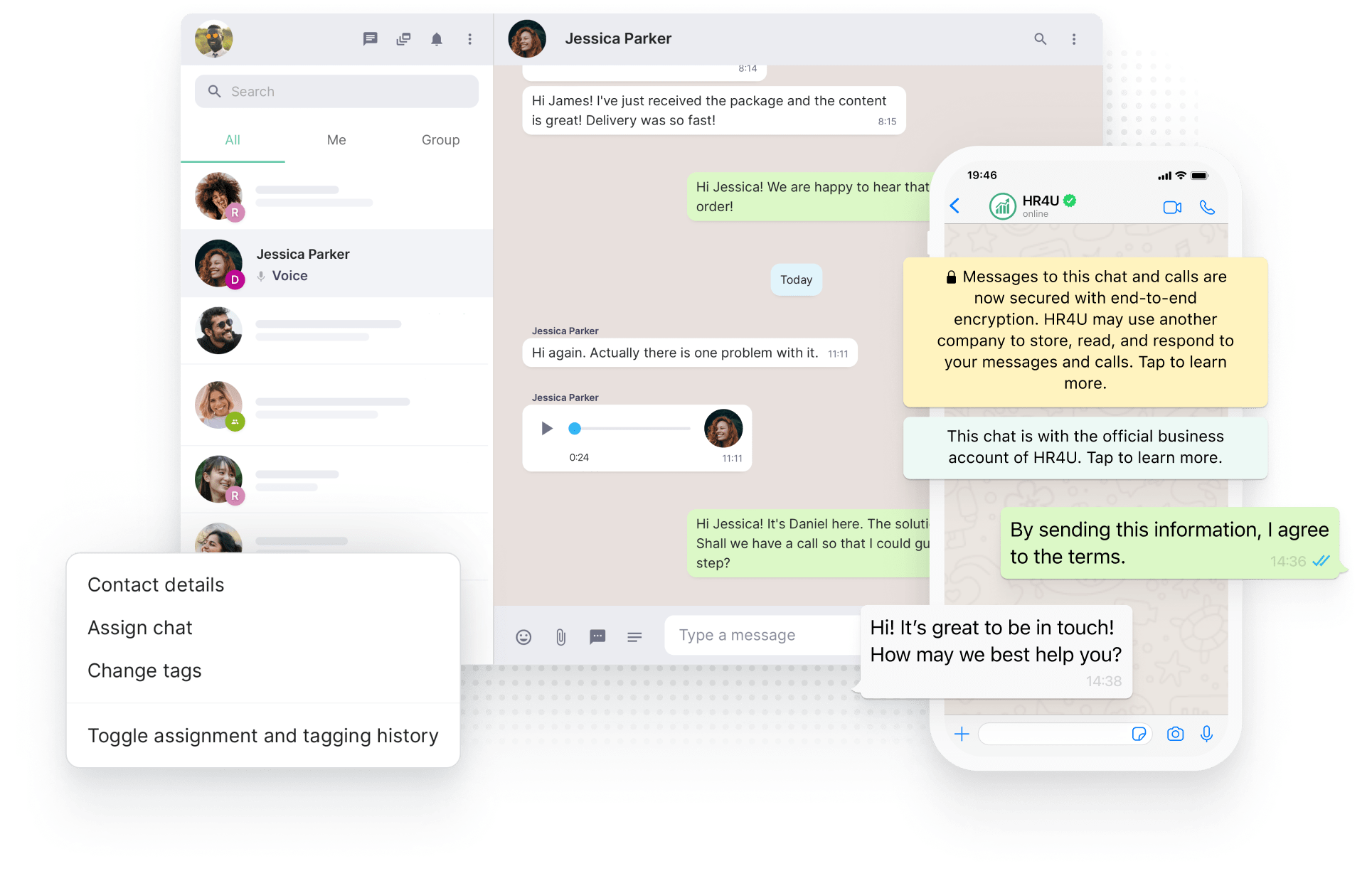 WhatsApp Enterprise Solutions via On-premise API whatsapp enterprise