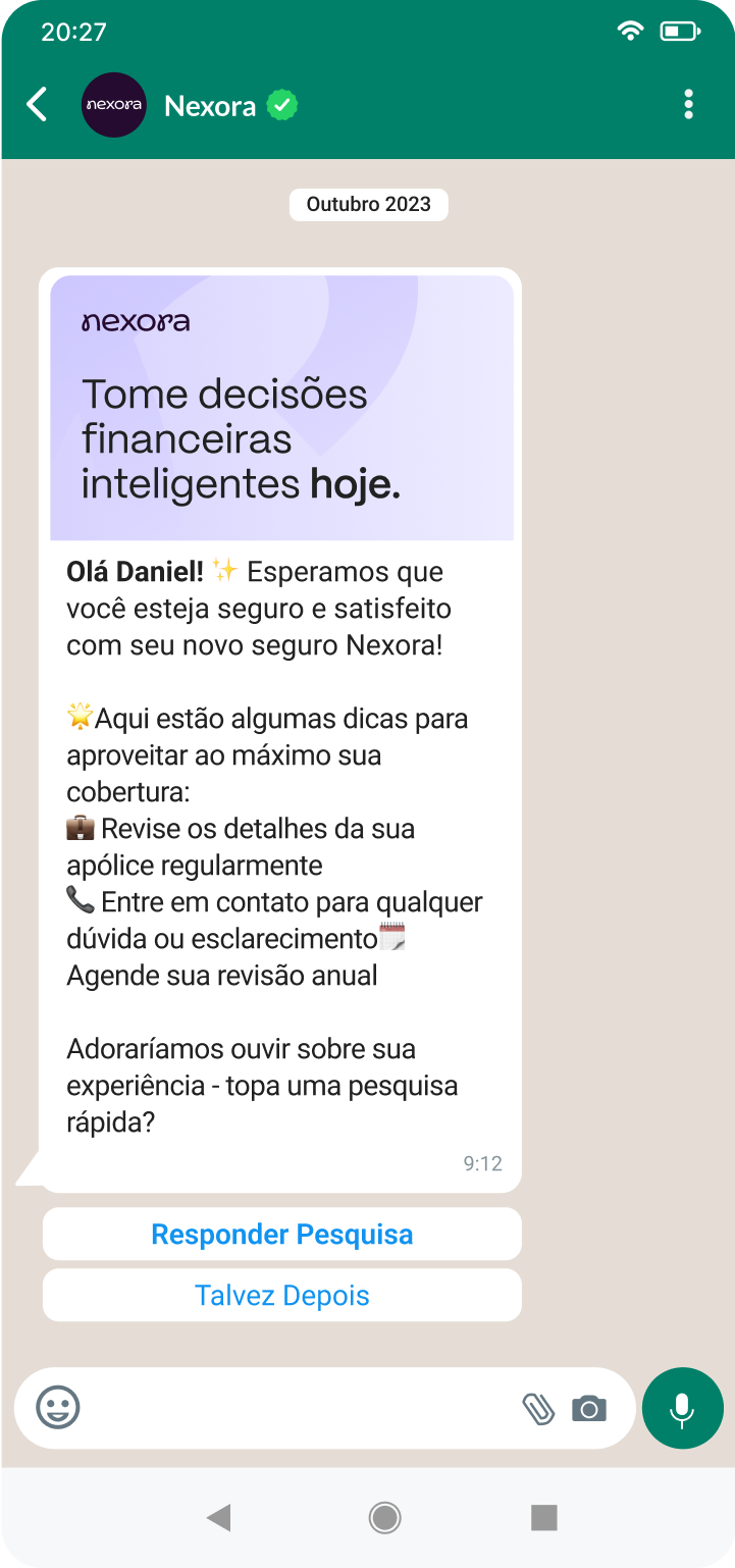 Performance Messaging com a 360Dialog - Para Líderes de CRM